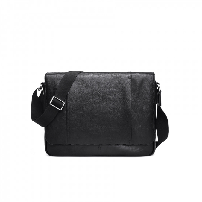 Genuine Leather Messenger Laptop Bag