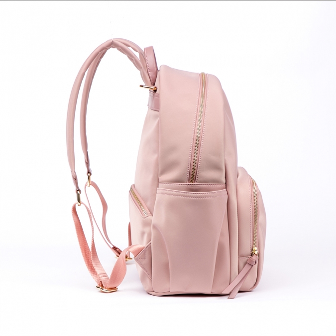 mochila personalizada leve para fraldas à prova d'água com bolso interno removível 